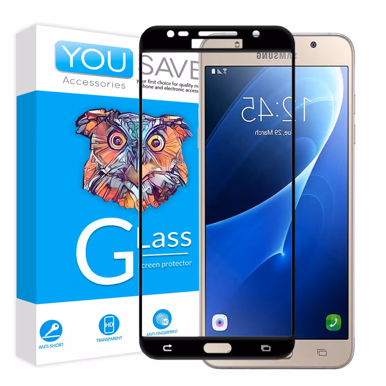 گلس تمام صفحه یوسیو مناسب برای گوشی سامسونگ Galaxy J710