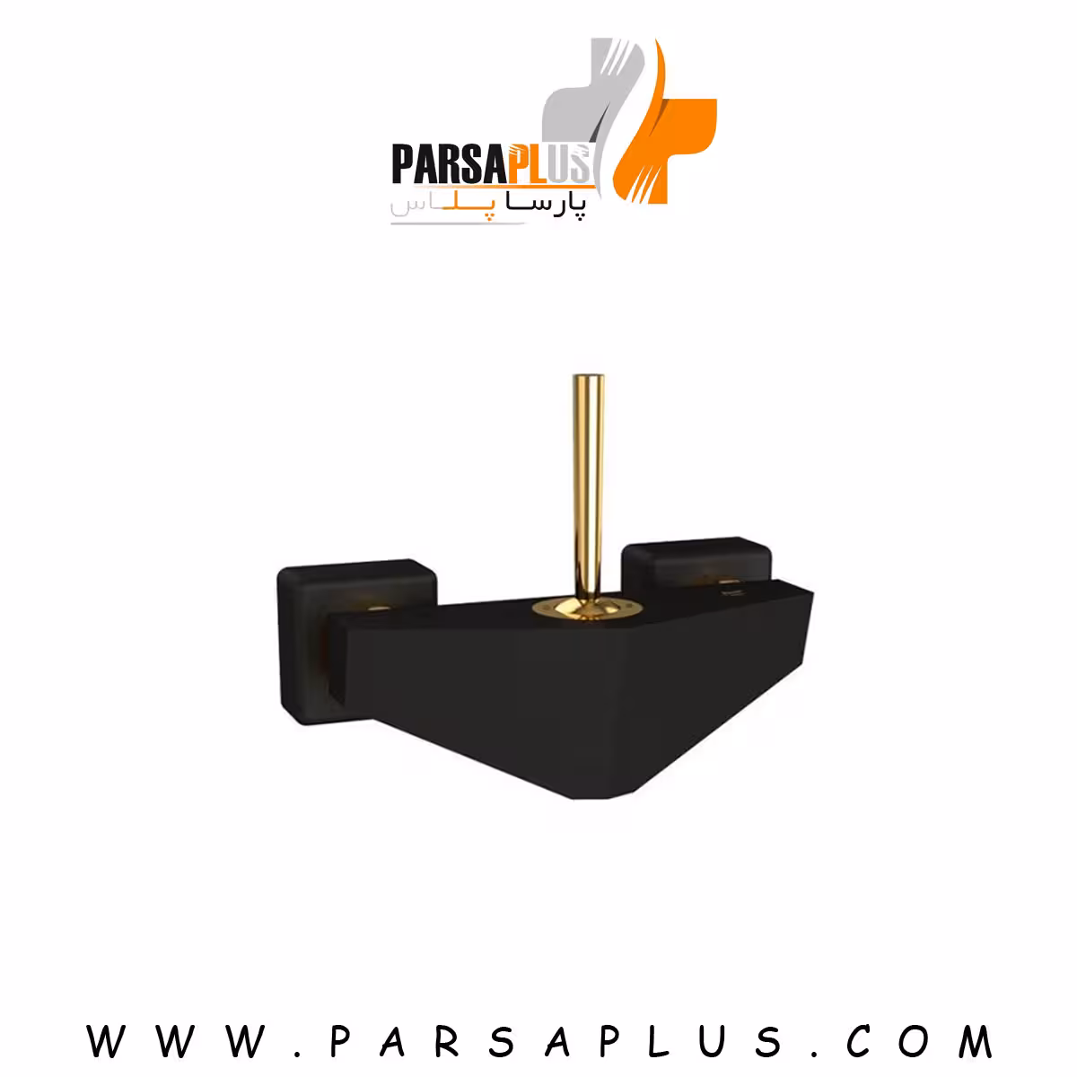 شیر توالت شودر مدل تیفانی مشکی طلا