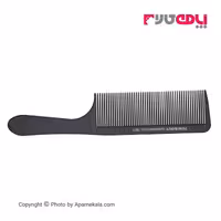 شانه مو دسته دار دندانه ریز تونی اند گای مدل 0611 CarbonAntistatic رنگ مشکی |  Toni & Guy