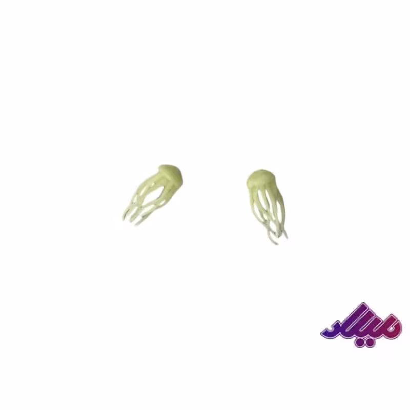 تزئینات عروس دریایی شبتاب 2تایی 1سانت