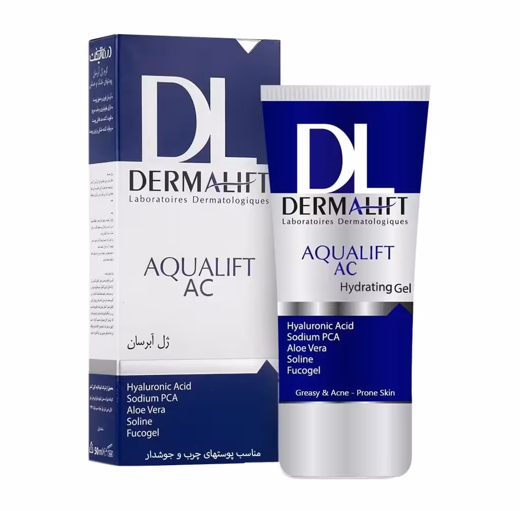 ژل آبرسان پوست چرب و جوشدار آکوالیفت ای سی درمالیفت 50ml