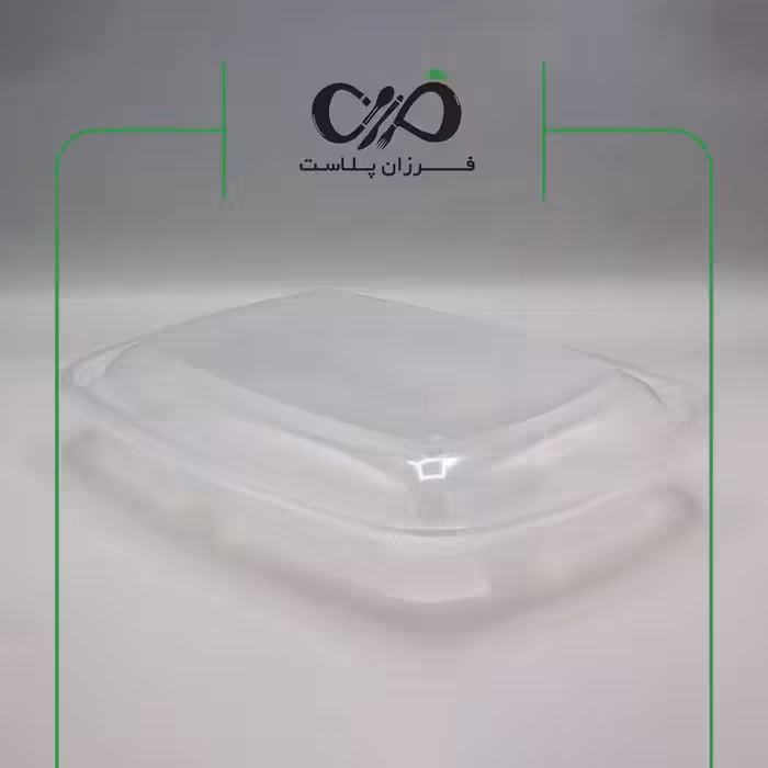 ظرف یکبار مصرف پلی پرو مدل سه خانه 1500 سی سی طب پلاستیک شفاف (150 عددی)