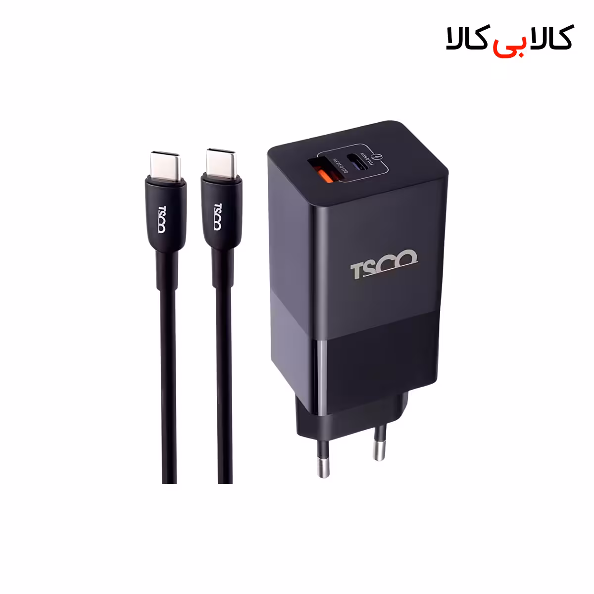 شارژر دیواری تسکو مدل TTC 67 به همراه کابل تبدیل USB-C