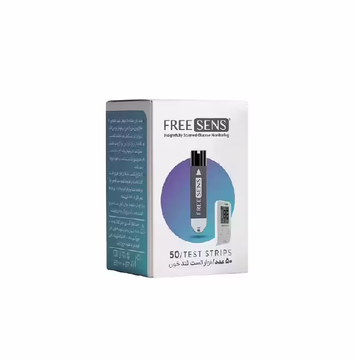 نوار تست قندخون فریسنس مدل FreeSens FS-TS50 | FS-TS50