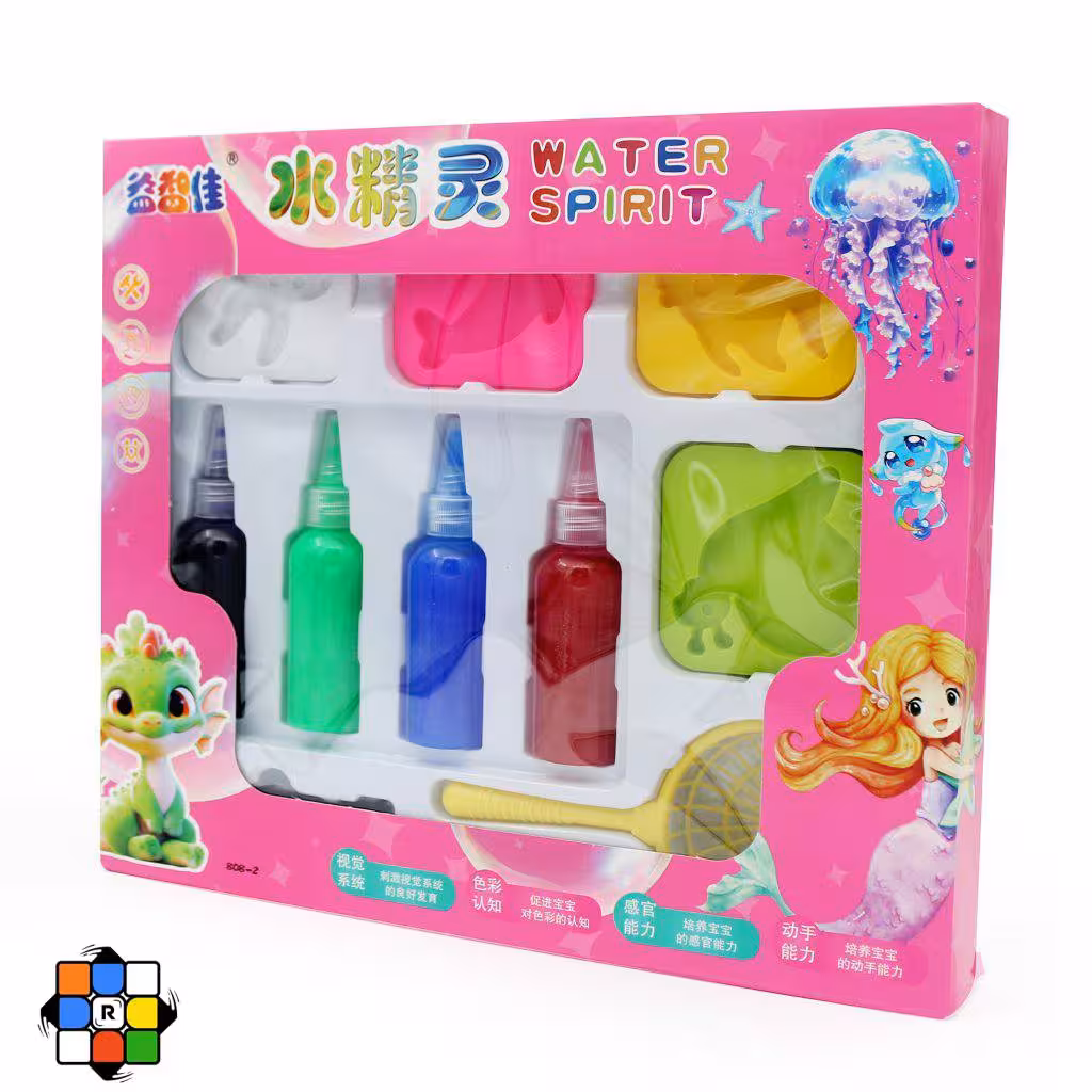 قالب سازی با ژل جادویی 4 رنگ جعبه مقوایی