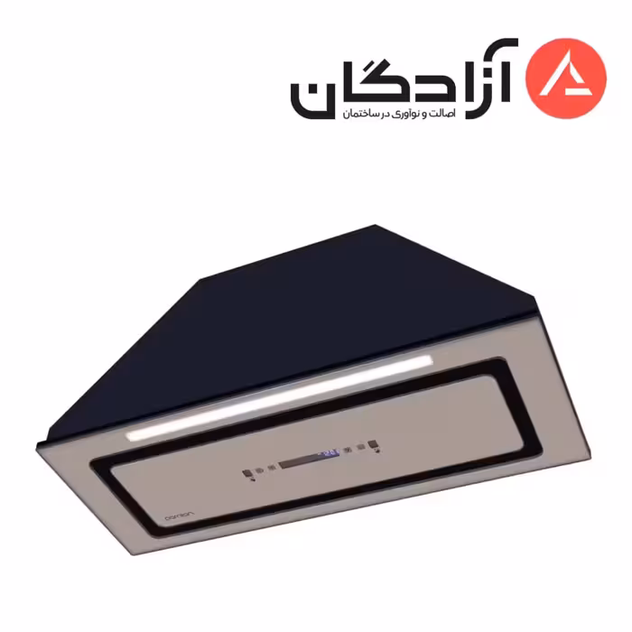 هود شیشه ای پرنیان استیل مدل 4711BE