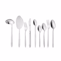 سرویس قاشق و چنگال ناب استیل 86 پارچه مدل پالرمو