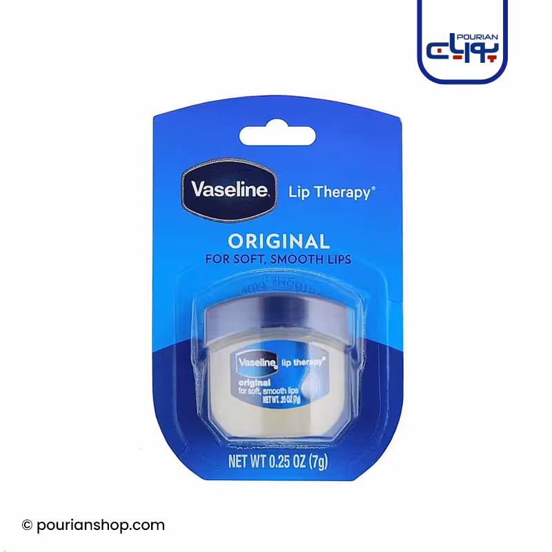 بالم مرطوب کننده لب وازلین اورجینال Vaseline Original وزن 7 گرم