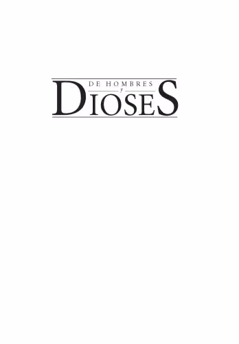 خرید و دانلود نسخه کامل کتاب De hombres y dioses