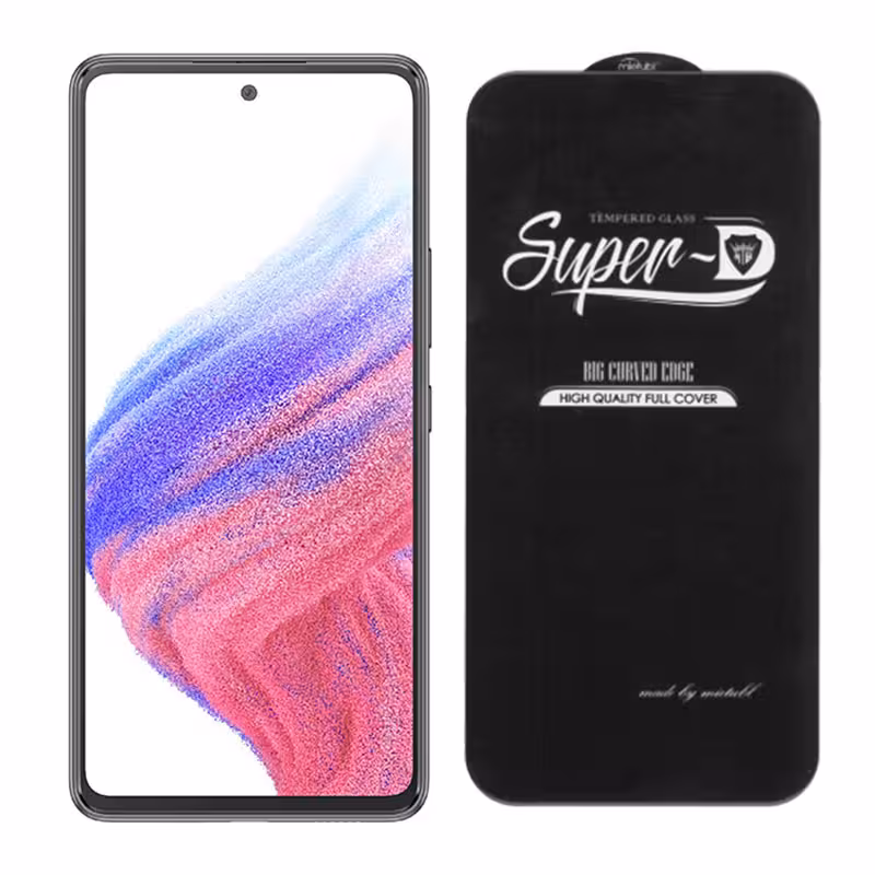 گلس فول گوشی سامسونگ Samsung Galaxy A53 مدل Super D