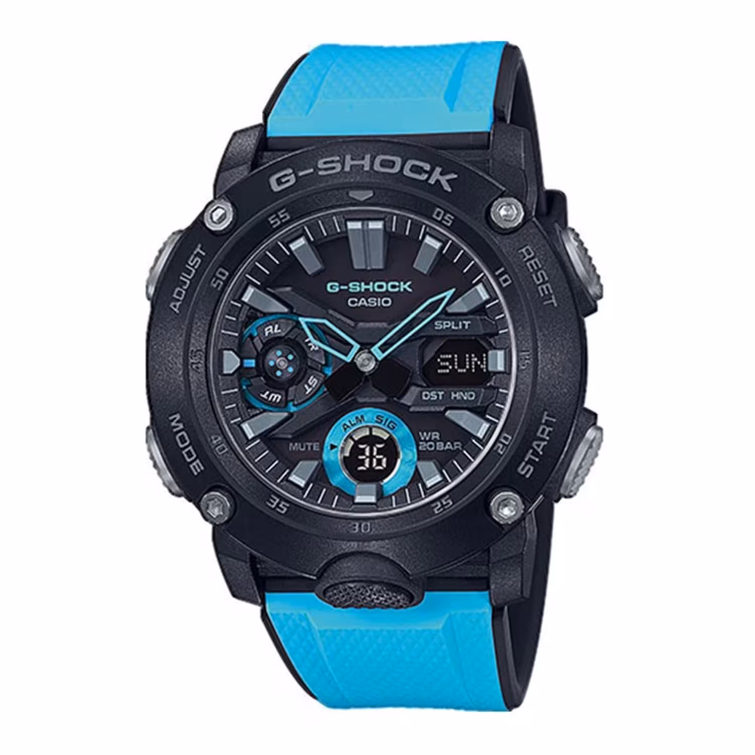 ساعت مردانه کاسیو مدل GA-2000-1A2