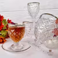 فنجان پایه دار آنجلیکا پلاتین