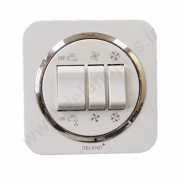 کلید سفید زه نقره ای