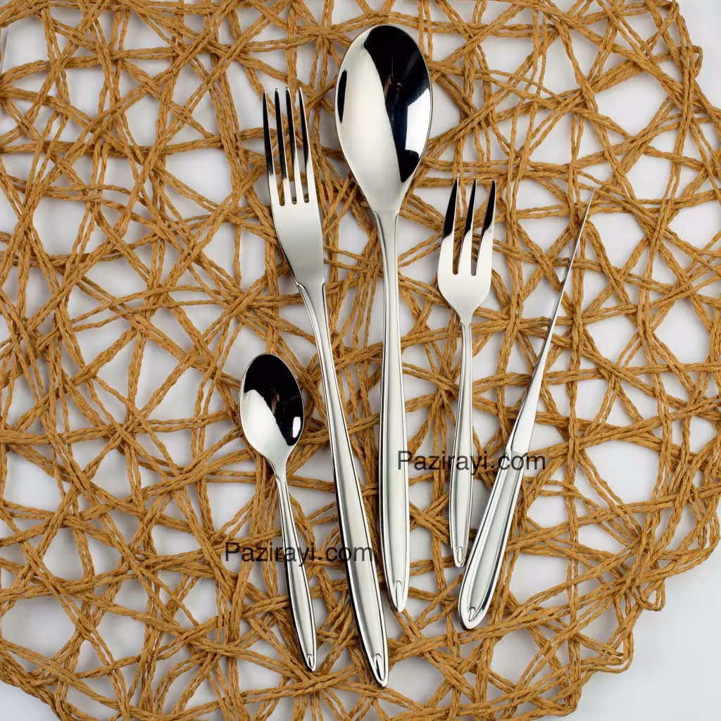 سرویس قاشق چنگال 160 پارچه برگامو مدل 221s