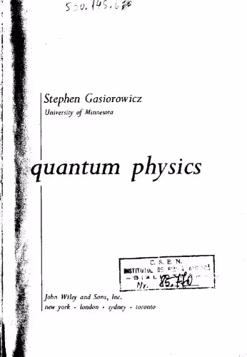 خرید و دانلود نسخه کامل کتاب Quantum Physics, Third Edition