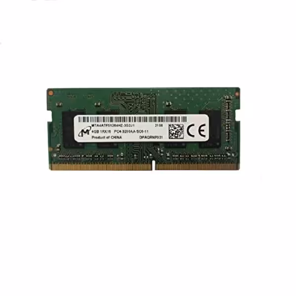 رم لپتاپ DDR4 تک کاناله 3200 مگاهرتز CL22 میکرون مدل PC4-25600 ظرفیت 4 گیگابایت | کالا مکس