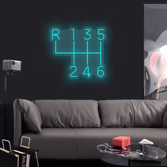 تابلو نئون ماشین و موتور کد DRIVE009