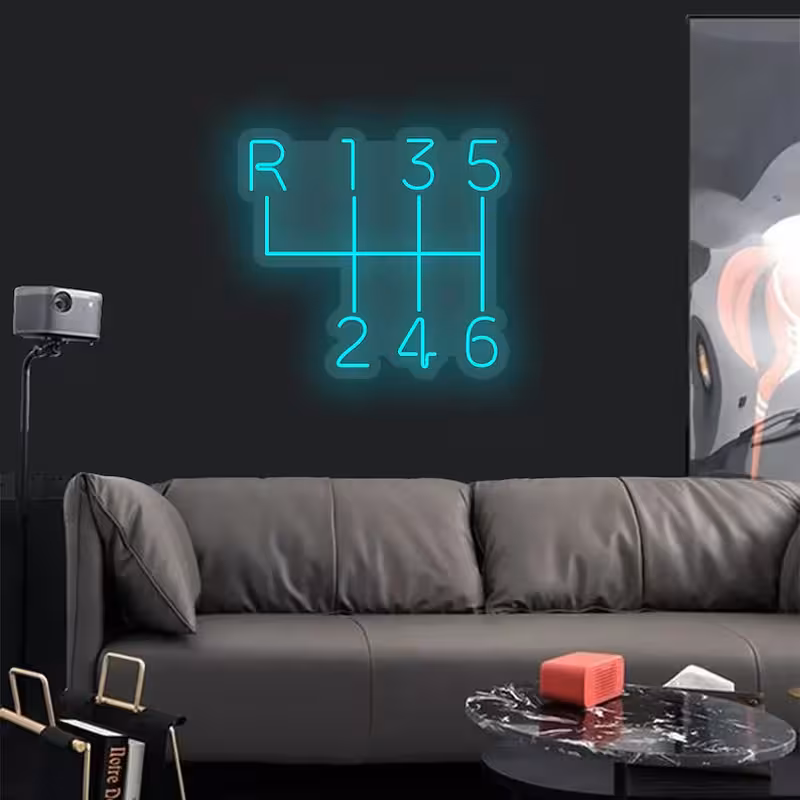 تابلو نئون ماشین و موتور کد DRIVE009