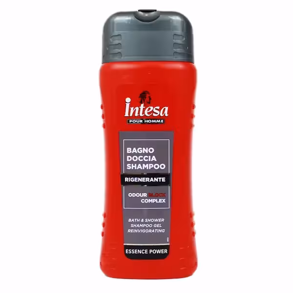شامپو بدن و مو مردانه اینتسا Intesa Pour Homme مدل Rigenerante Odour Block