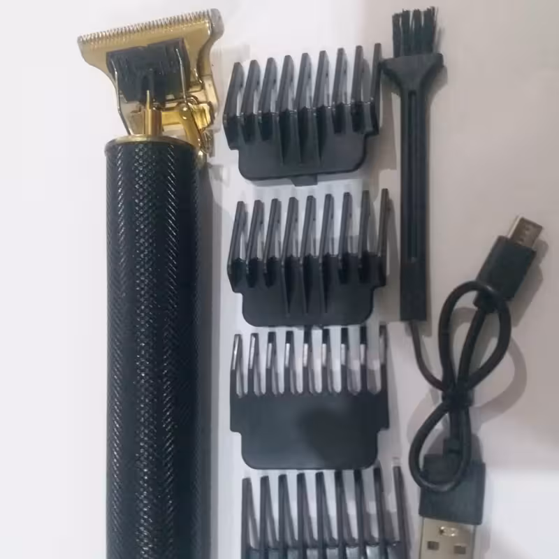 خط زن و ریش تراش VINTAGE T9 فلزی باطری و موتور قوی