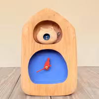 ساعت رومیزی تک مجسمه گربه طرح چهار