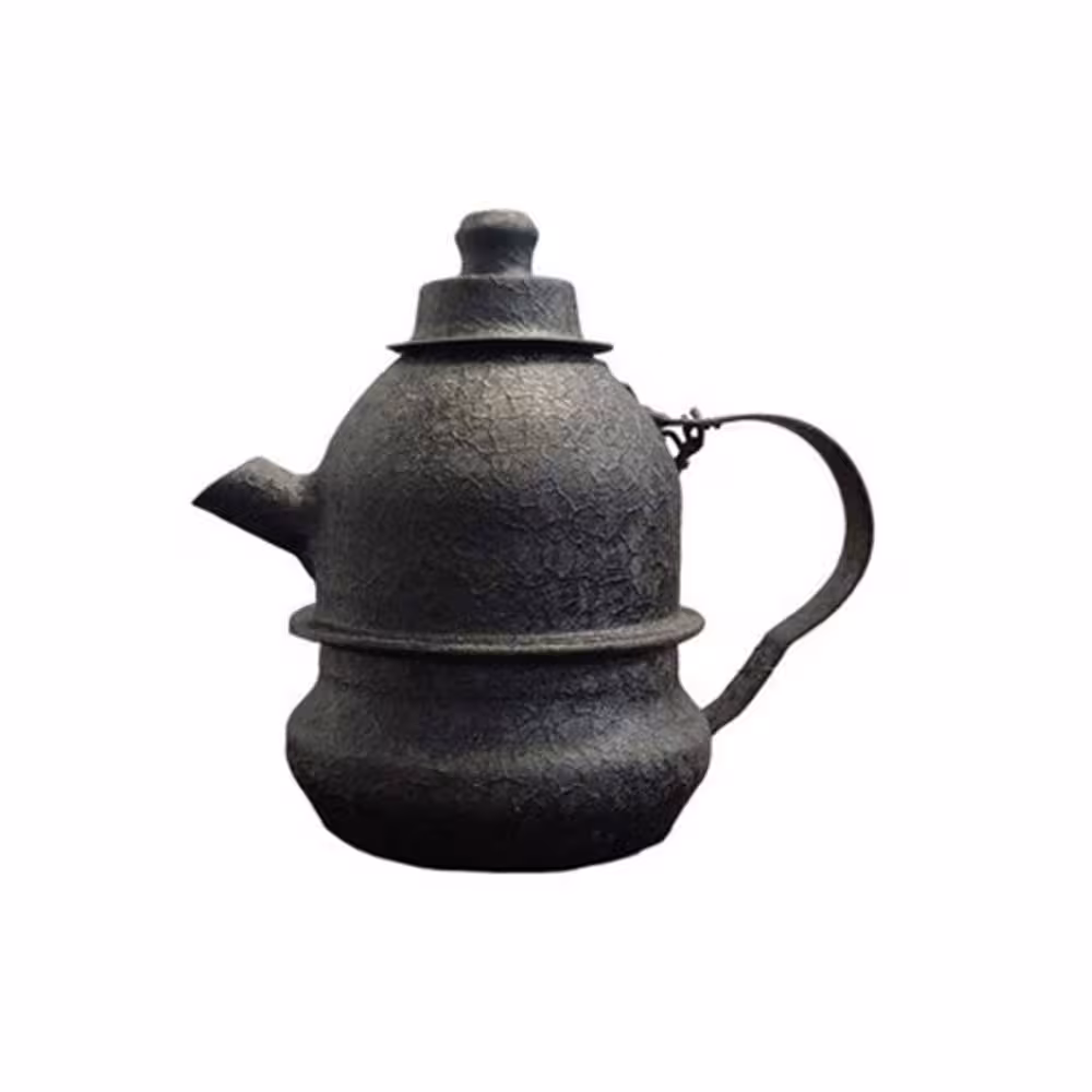 قوری (شامورتی) آلومینیومی رنگ استاتیک 800 میلی لیتر