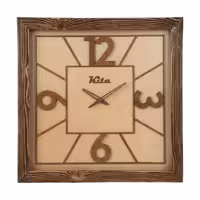 ساعت دیواری چوبی کد CKr638c