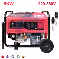موتور برق بنزینی کوپ 9 کیلووات مدل KGF10500E 3D (تکفاز و 3 فاز)