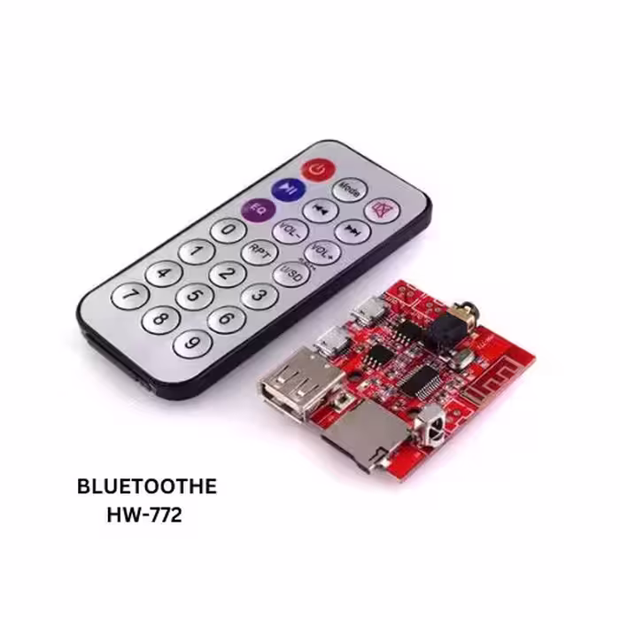 ماژول بلوتوث مدل HW-772 همراه با ریموت کنترل