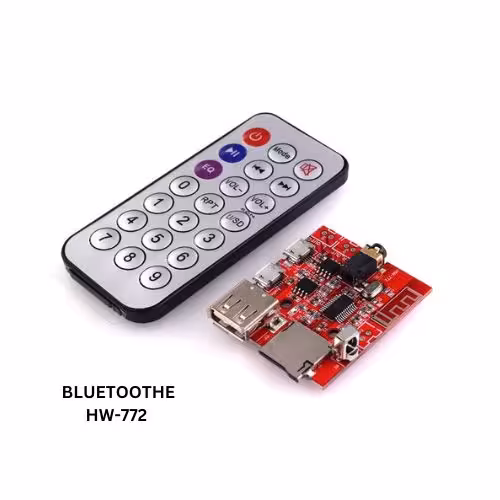 ماژول بلوتوث مدل HW-772 همراه با ریموت کنترل