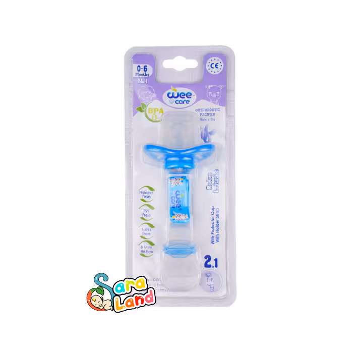 پستانک ارتودنسی وی کر 6-0 ماه زنجیر دار مدل P110