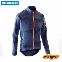 کاپشن دوچرخه آبی دکتلون RockRider ST500