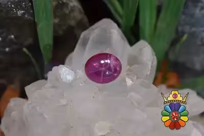 یاقوت استار قرمز مصنوعی