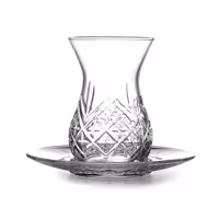 استکان و نعلبکی پاشاباغچه مدل تایملس کد 96992 ست 12 پارچه