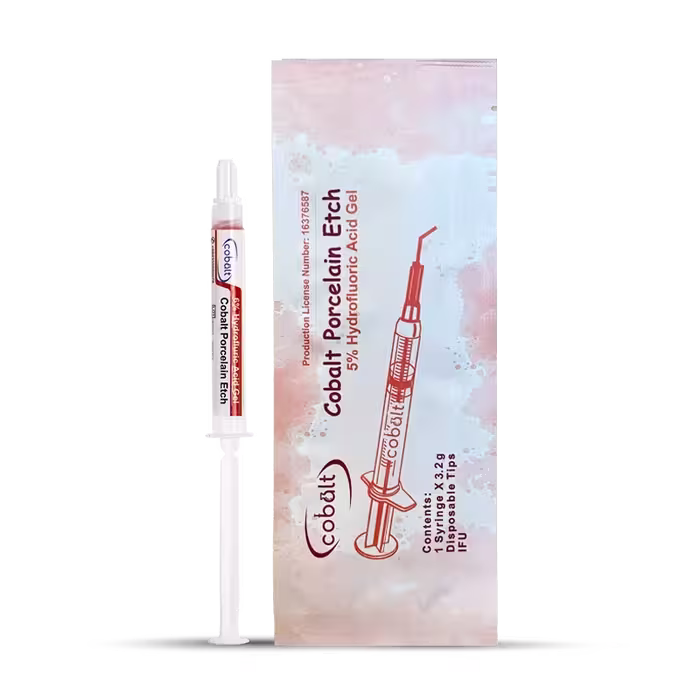 اسید اچ پرسلن 5 درصد کبالت Cobalt Porcelain Etch