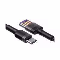 کابل شارژ دو طرفه USB to Type-C باسئوس مدل Cafule HW QC طول 1 متر توان 40 وات