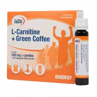 ویال ال کارنیتین و قهوه سبز یوروویتال 6 عدد | Eurhovital L Carnitine And Green Coffee Drinking Vials