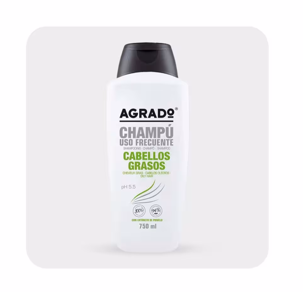 شامپو موهای چرب آگرادو 750ml Agrado
