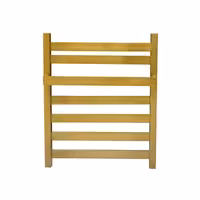 رادیاتور حوله خشک کن هاتیپس مدل آلومینیومی آویز دار سایز 50*60 طلایی