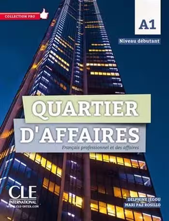 کتاب زبان Quartier d’affaires – Niveau A1 – Livre   Cahier