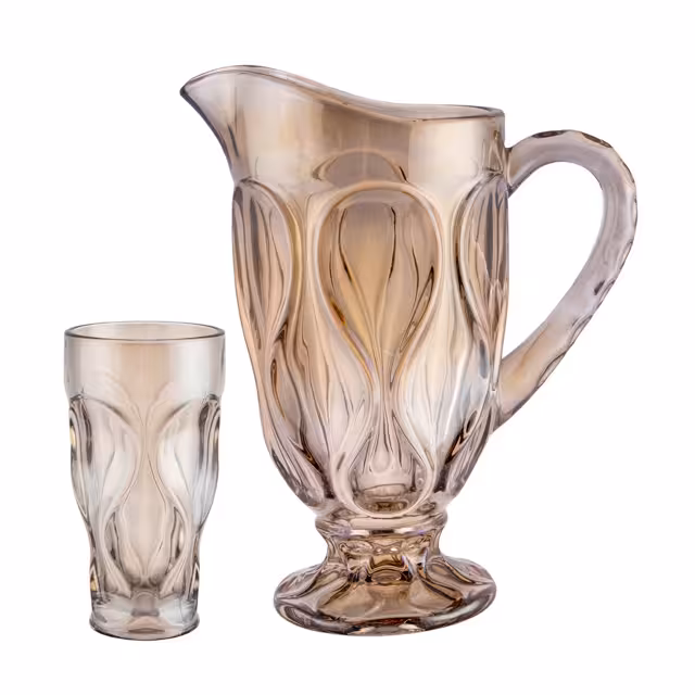 ست پارچ و لیوان 7 پارچه مجستی مدل اوشن شامپاینی کد 3172