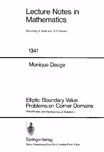 خرید و دانلود نسخه کامل کتاب Elliptic Boundary Value Problems on Corner Domain