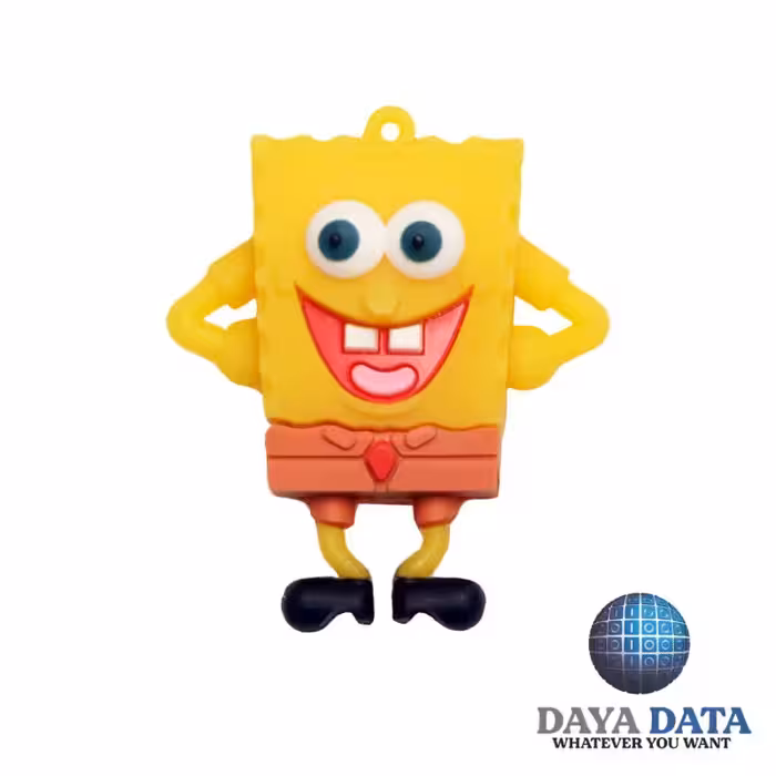 فلش مموری فانتزی دایا دیتا  باب اسفنجی خندان مدلPC1019-3 ظرفیت32GB-USB2 زرد