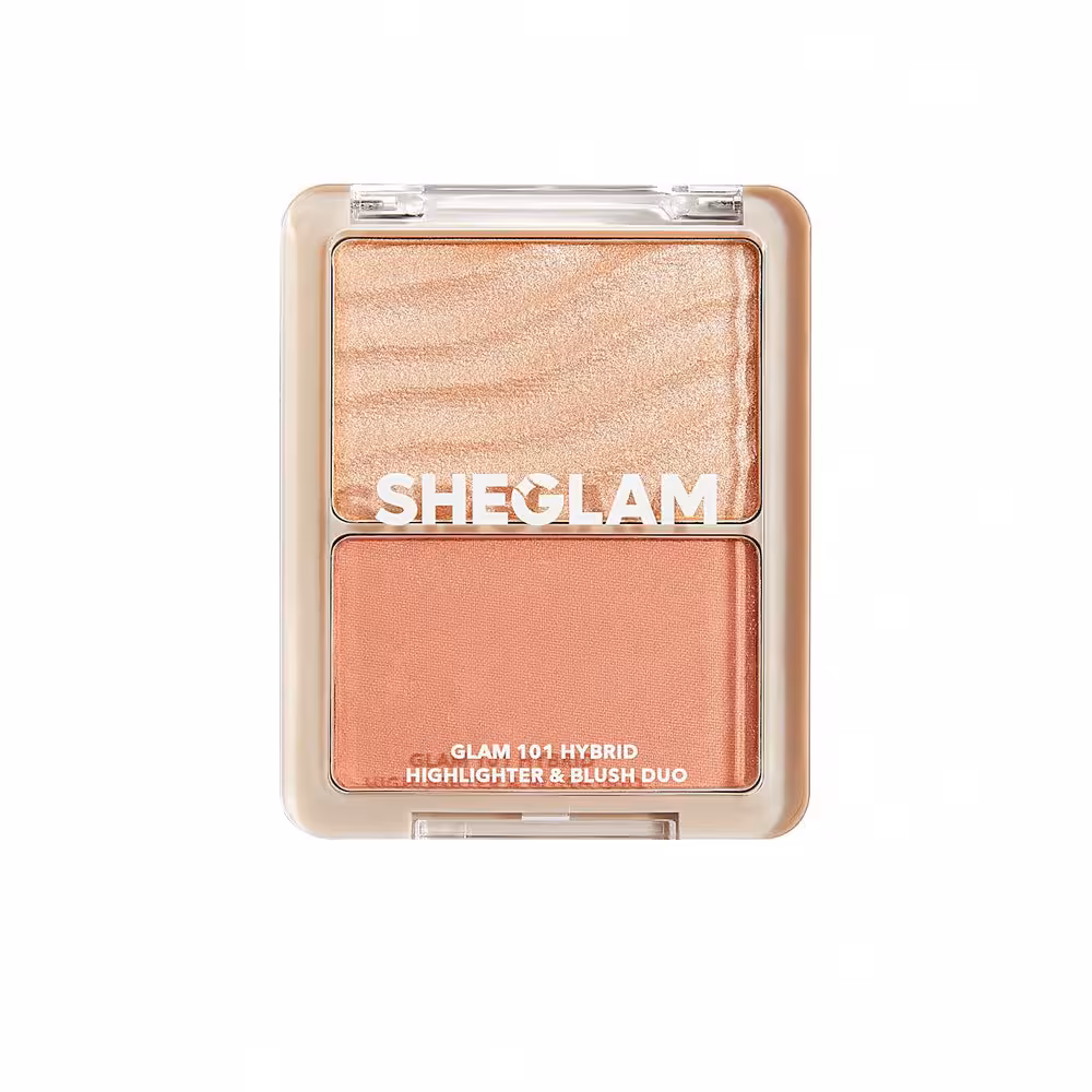 پالت رژگونه و هایلایتر شیگلم مدل Glam 101 Hybird رنگ St. Tropez