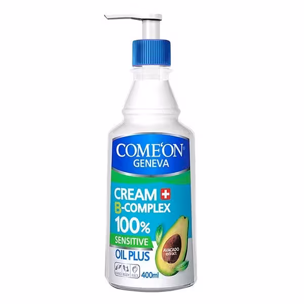 کرم مرطوب کننده آواکادو کامان برای پوست خشک 400ml