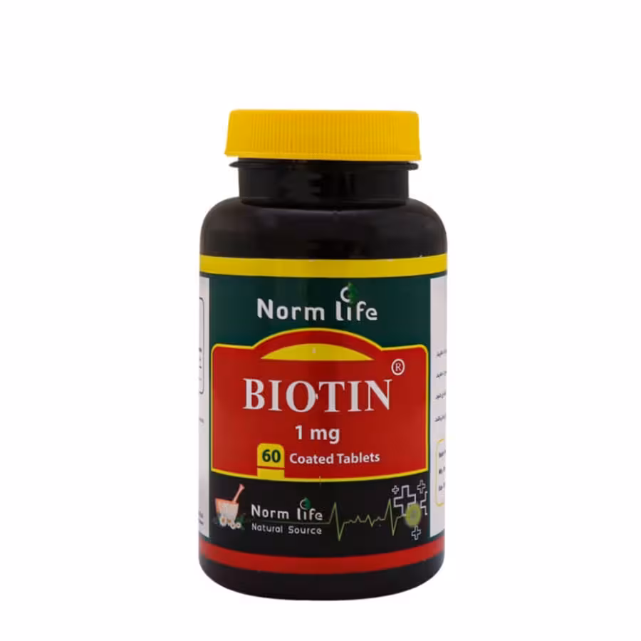 قرص بیوتین 1 میلی گرم نورم لایف 60 عدد