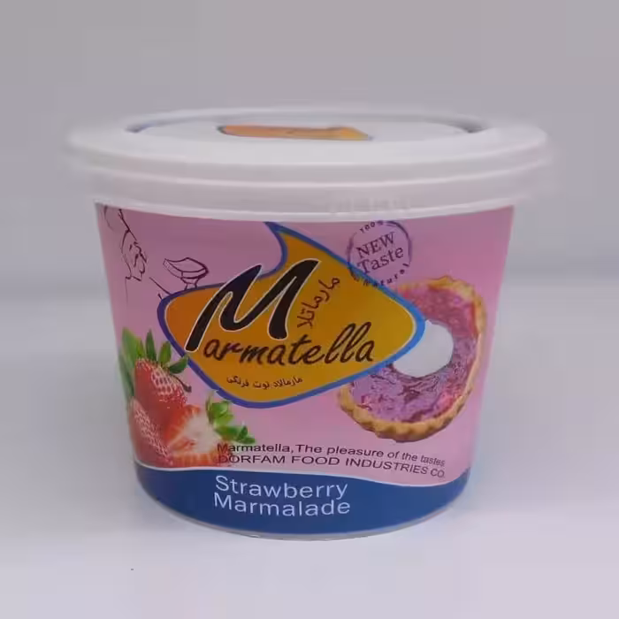 مارمالاد توت فرنگی 350 گرمی (مخصوص شیرینی مشهدی و مربایی)
