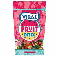 پاستیل بدون گلوتن اسپانیایی ویدال Vidal Jelly fruit bite مدل هندوانه 180 گرم