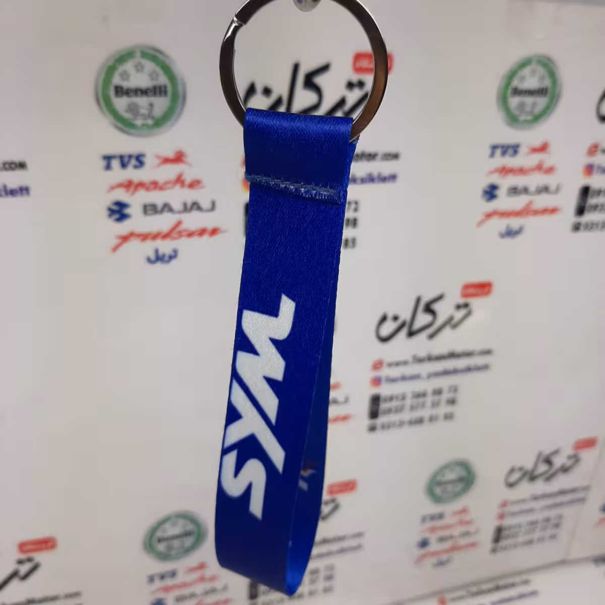 سرکلیدی ( جاکلیدی ) پارچه ای برند گالکسی NA شوکا SYM ( ابی )