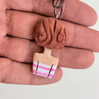 گردنبند چوبی رها موی فِر طرح چهار